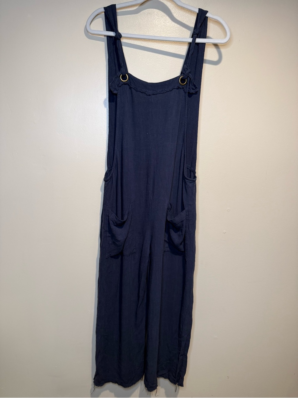 Natural Life Carly Wide leg Jumpsuit Size small - Navy - Picture 3 of 10